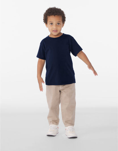 Bella+Canvas CA3001T Baby Toddler Unisex Jersey Short Sleeve Tee 100% cotton Side-seamed - COOZO