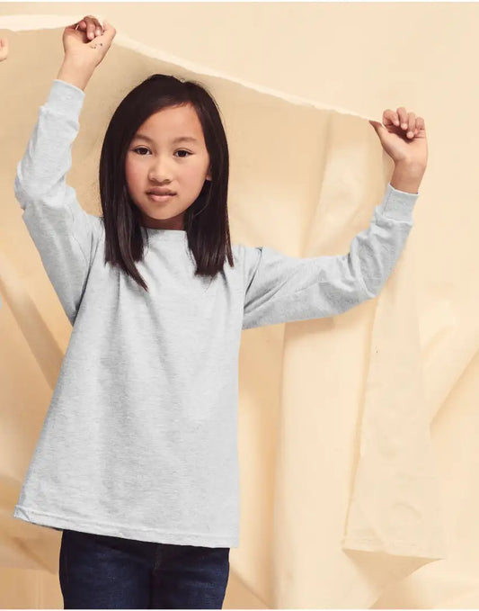 COOZO-Valueweight Long Sleeved T-Shirt 165gsm Kids