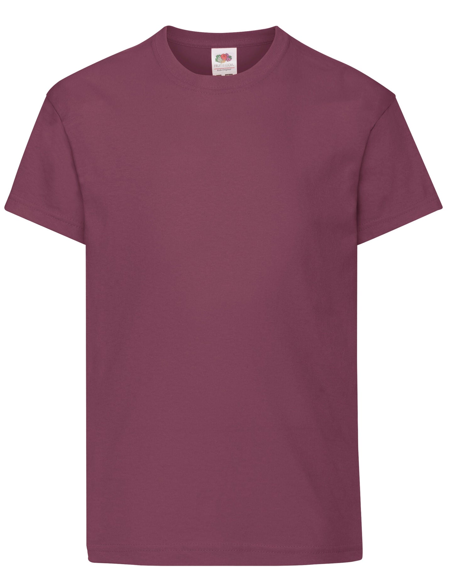 Fruit Of The Loom 61019 Kids Original Cotton Short Sleeve T-Shirt Main Color - COOZO