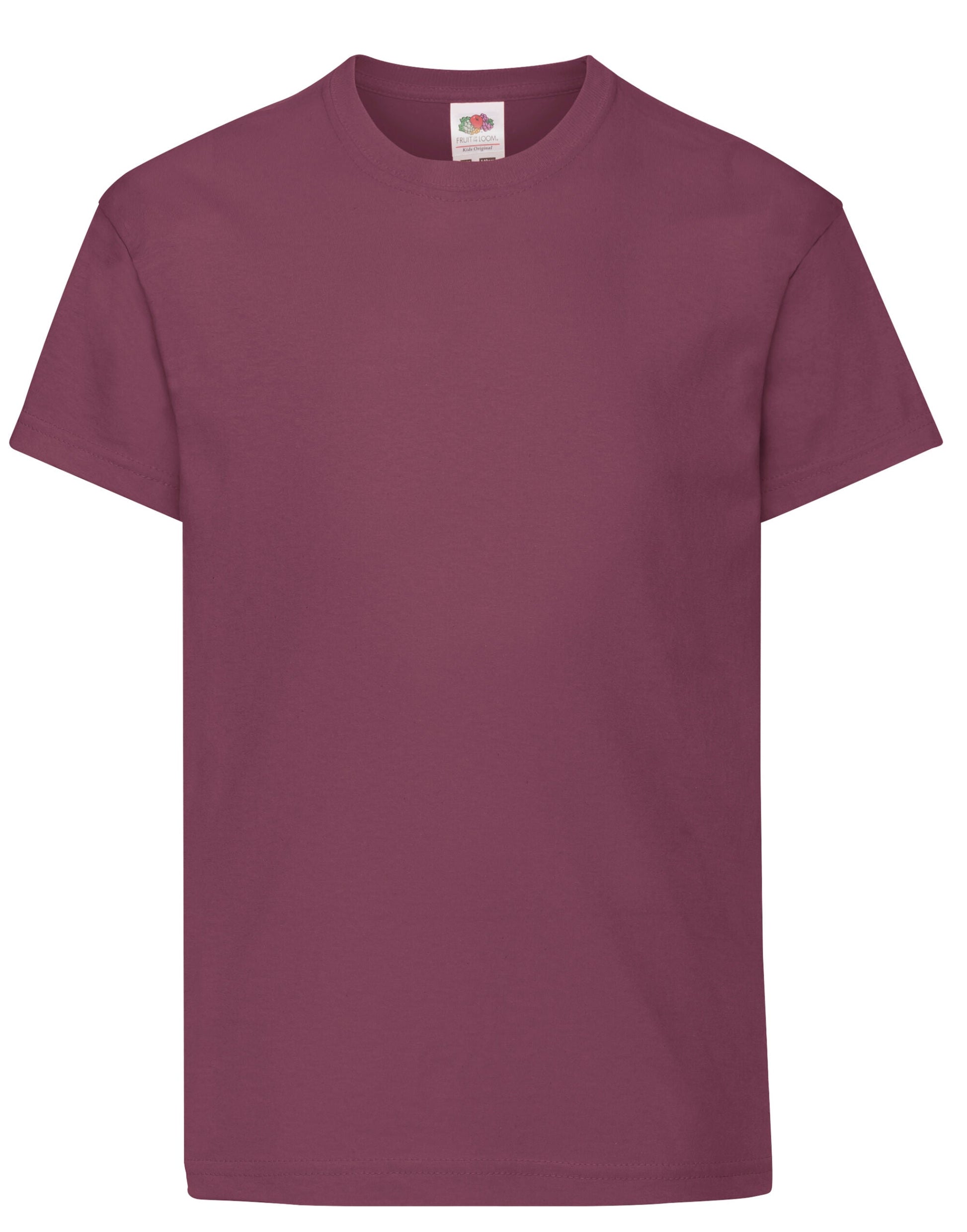 Fruit Of The Loom 61019 Kids Original Cotton Short Sleeve T-Shirt Main Color - COOZO