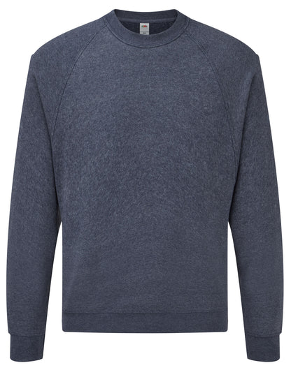Fruit Of The Loom 62216 Mens Classic Raglan Crew Neck Sweatshirt Other Color - COOZO