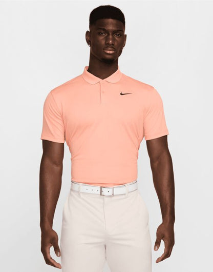 Nike DH0822 Dri-FIT Victory Solid Polo (LC) Ribbed collar 100% Polyester Breathable sweat-wicking fabric - COOZO