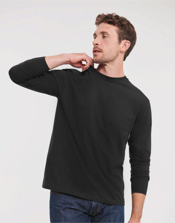 Russell 180L Classic Long Sleeve T-Shirt - COOZO