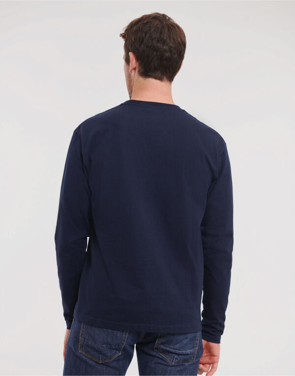 Russell 180L Classic Long Sleeve T-Shirt - COOZO