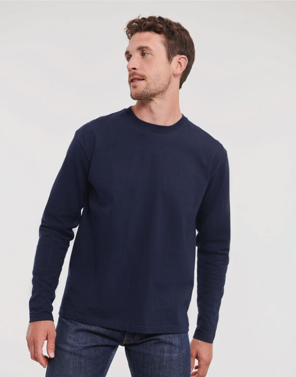 Russell 180L Classic Long Sleeve T-Shirt - COOZO