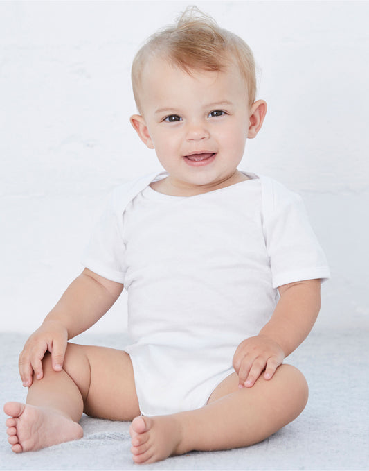 Bella+Canvas BE100B Baby Jersey Short Sleeve Onesie - COOZO