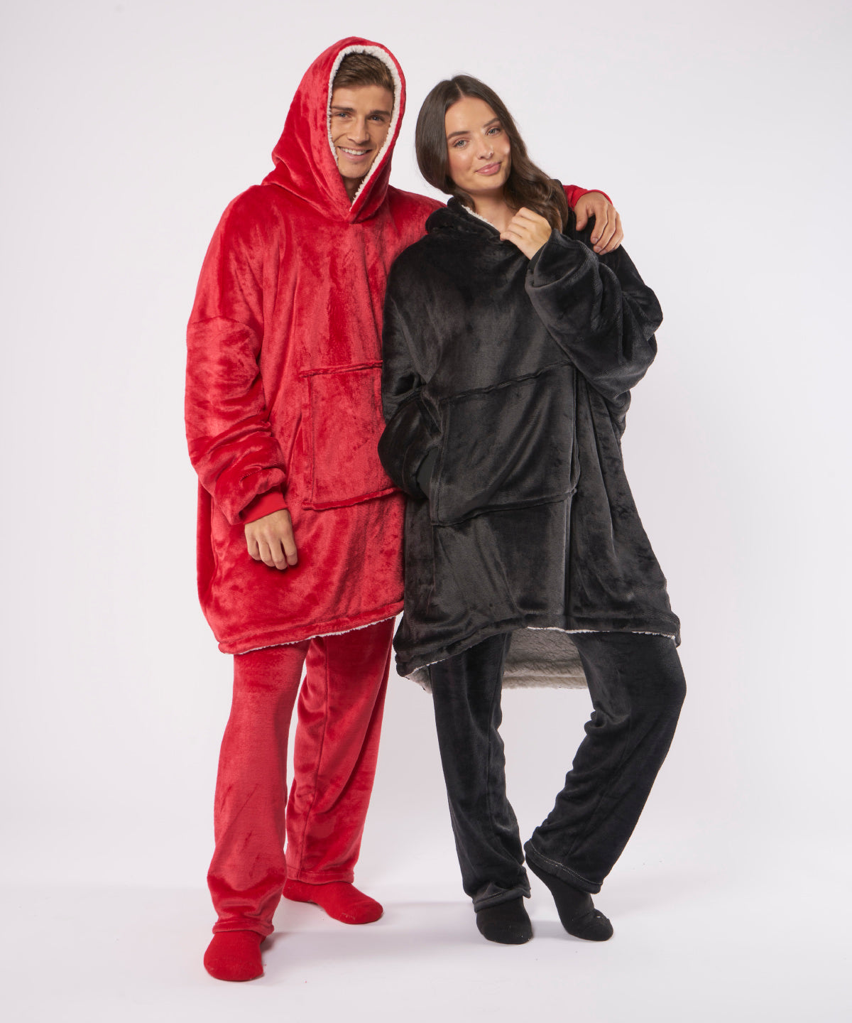 The Ribbon oversized cosy reversible sherpa hoodie - COOZO