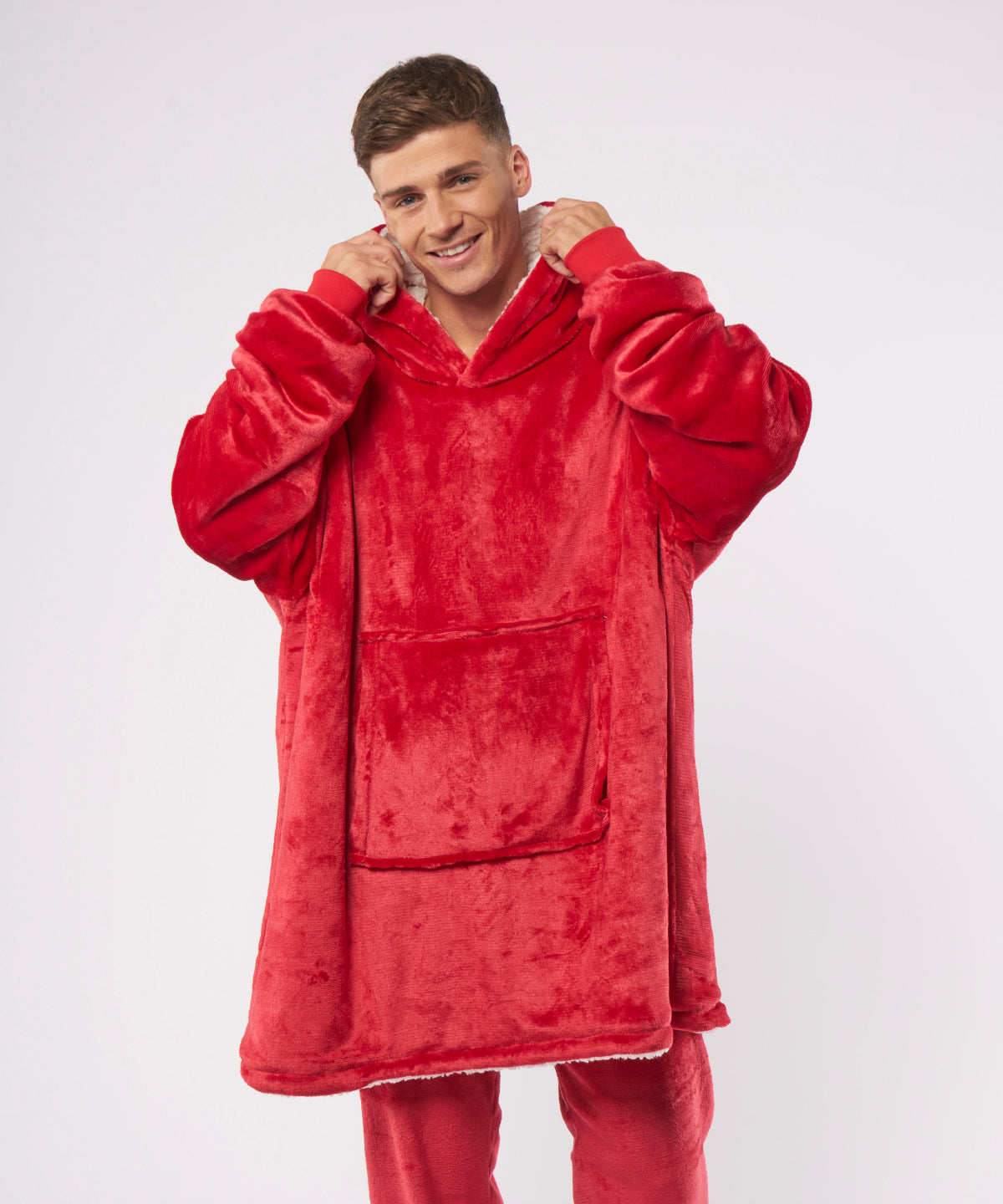 The Ribbon oversized cosy reversible sherpa hoodie - COOZO