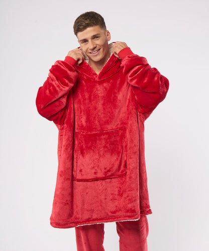 The Ribbon oversized cosy reversible sherpa hoodie - COOZO
