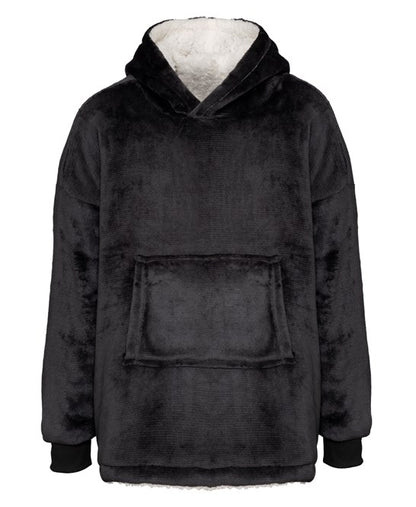 The Kids Ribbon oversized cosy reversible sherpa hoodie - COOZO