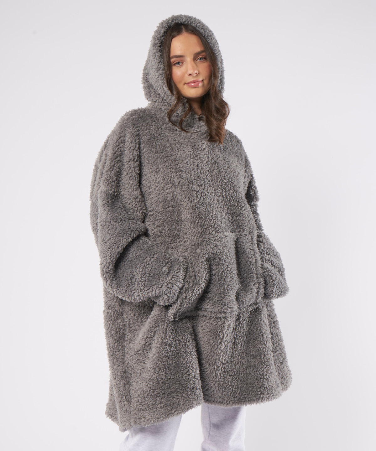 The Ribbon teddy bear fabric hoodie - COOZO