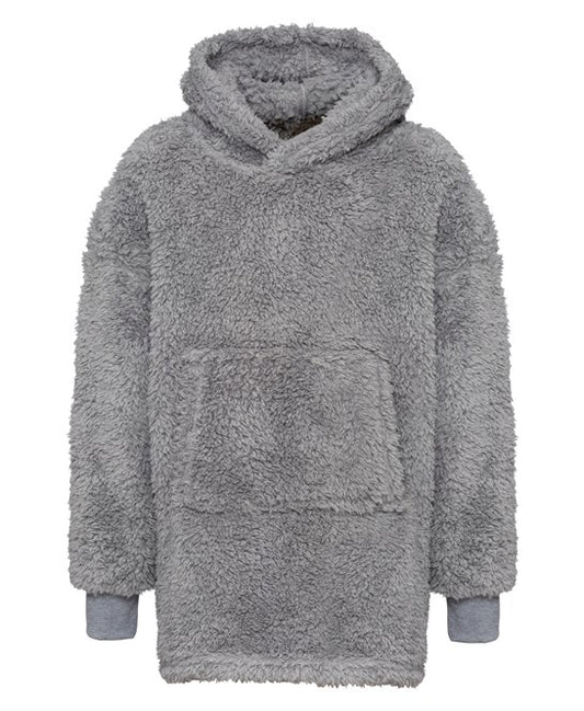 The kids Ribbon teddy bear fabric hoodie - COOZO