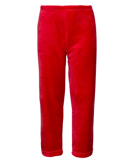 The kids Ribbon luxury Eskimo-style fleece pants - COOZO