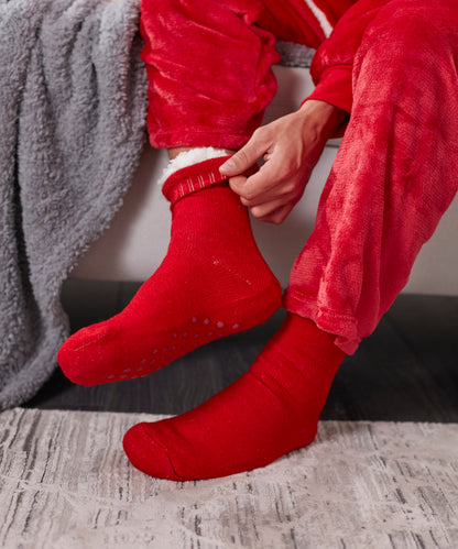 The Ribbon luxury Eskimo-style fleece socks - COOZO