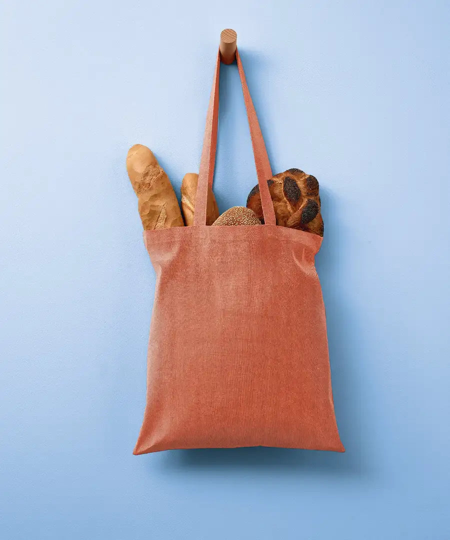COOZO-Recycled cotton shopper long handle
