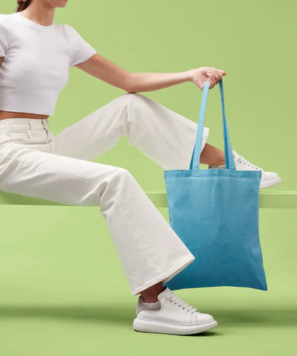 COOZO-Recycled cotton shopper long handle