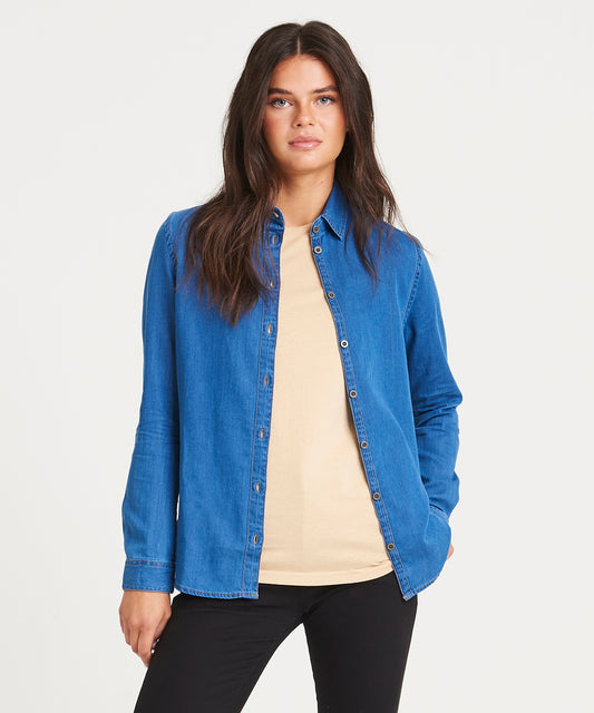 AWDis So Denim Lucy Denim Shirt SD045 - COOZO