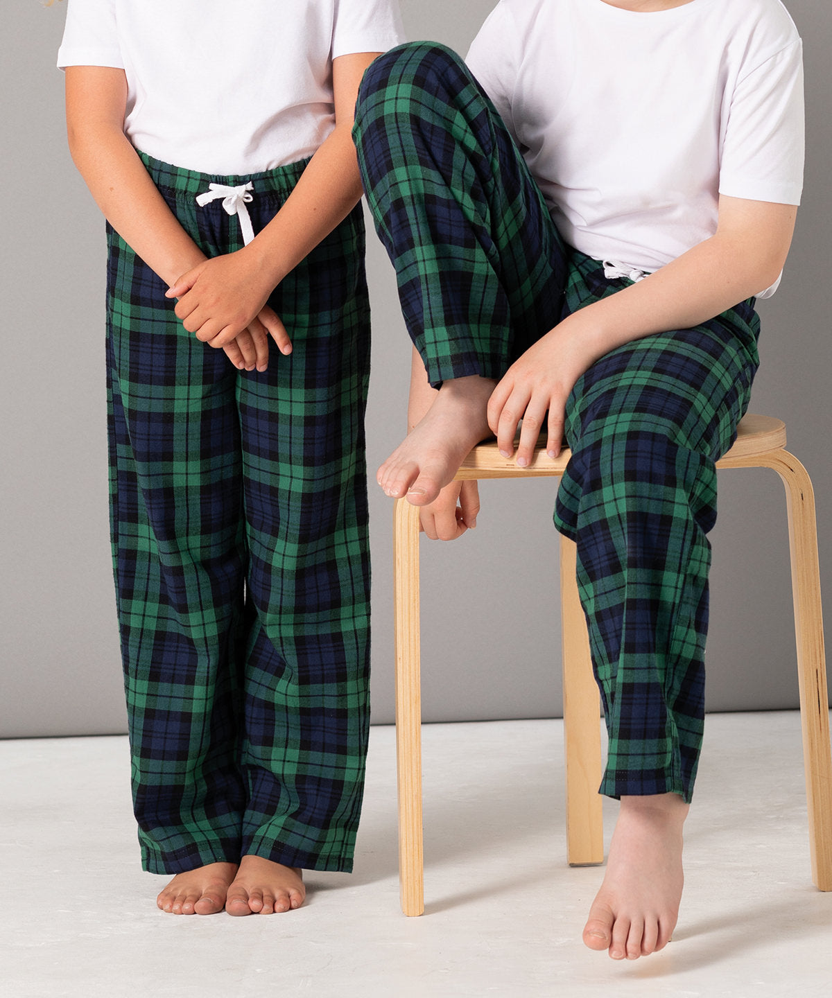 Kids tartan lounge pants - COOZO