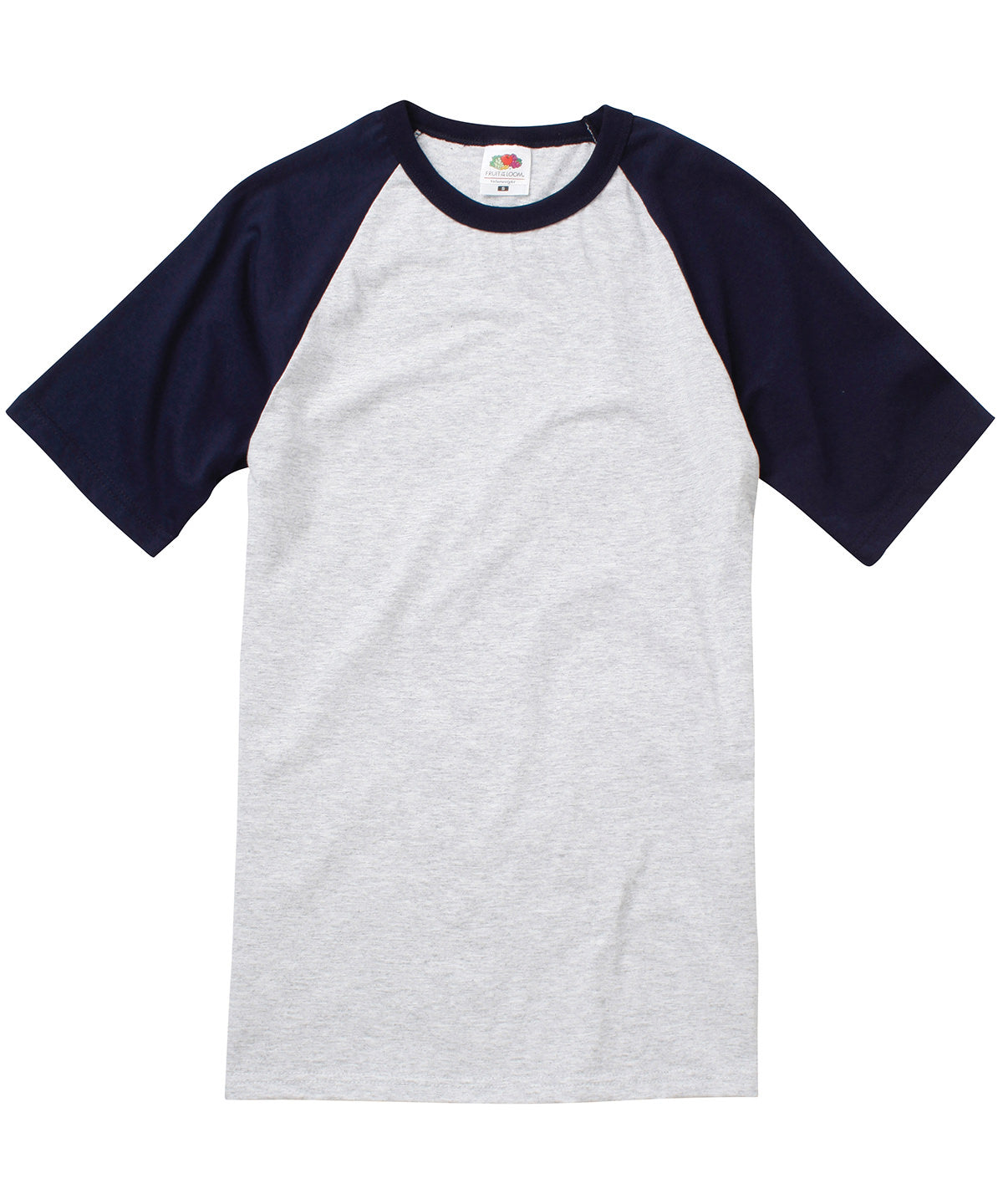 Fruit Of The Loom 61026 Unisex Mens Baseball Short Sleeved Cotton T-Shirt - COOZO