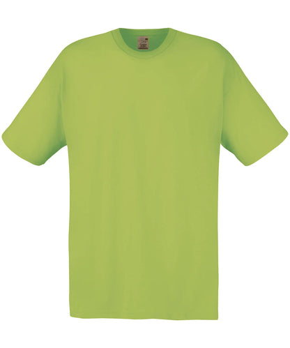 Fruit Of The Loom 61082 Men Original Taped Neck Cotton T-Shirt Other Color - COOZO