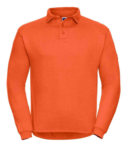 Russell 012M Heavy Duty Collar Sweatshirt - COOZO
