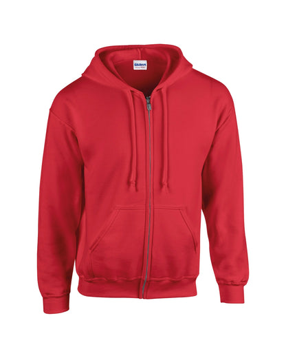 Gildan 18600B Kids Youth Heavy Blend Zip Hooded Sweatshirt - COOZO