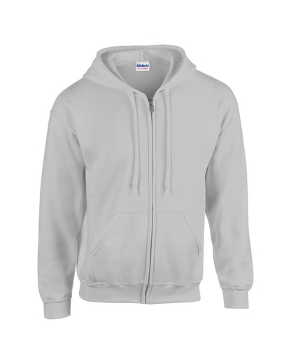 Gildan 18600B Kids Youth Heavy Blend Zip Hooded Sweatshirt - COOZO