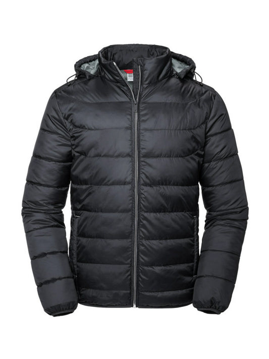 Russell 440M Mens Hooded Nano Jacket - COOZO