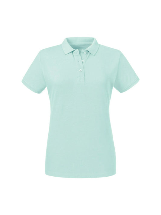 Russell 508F Ladies Pure Organic Cotton Polo Shirt - COOZO