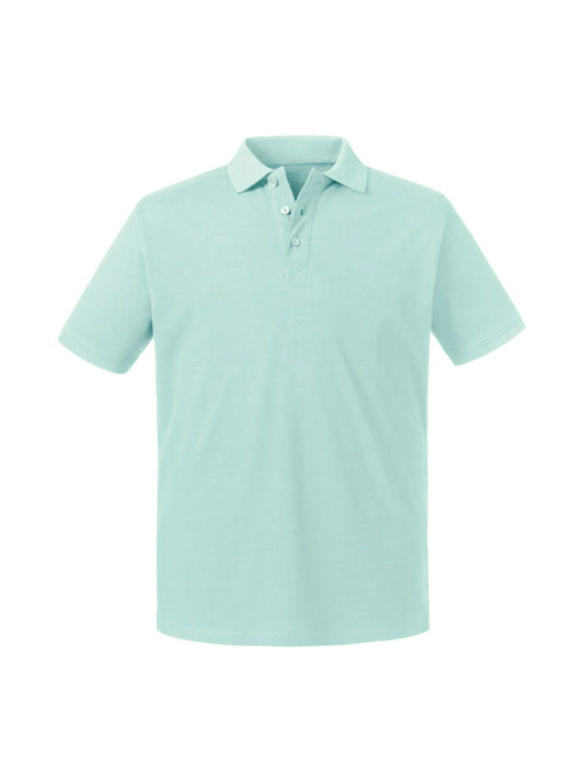 Russell 508M Adult Pure Organic Cotton Polo Shirt - COOZO