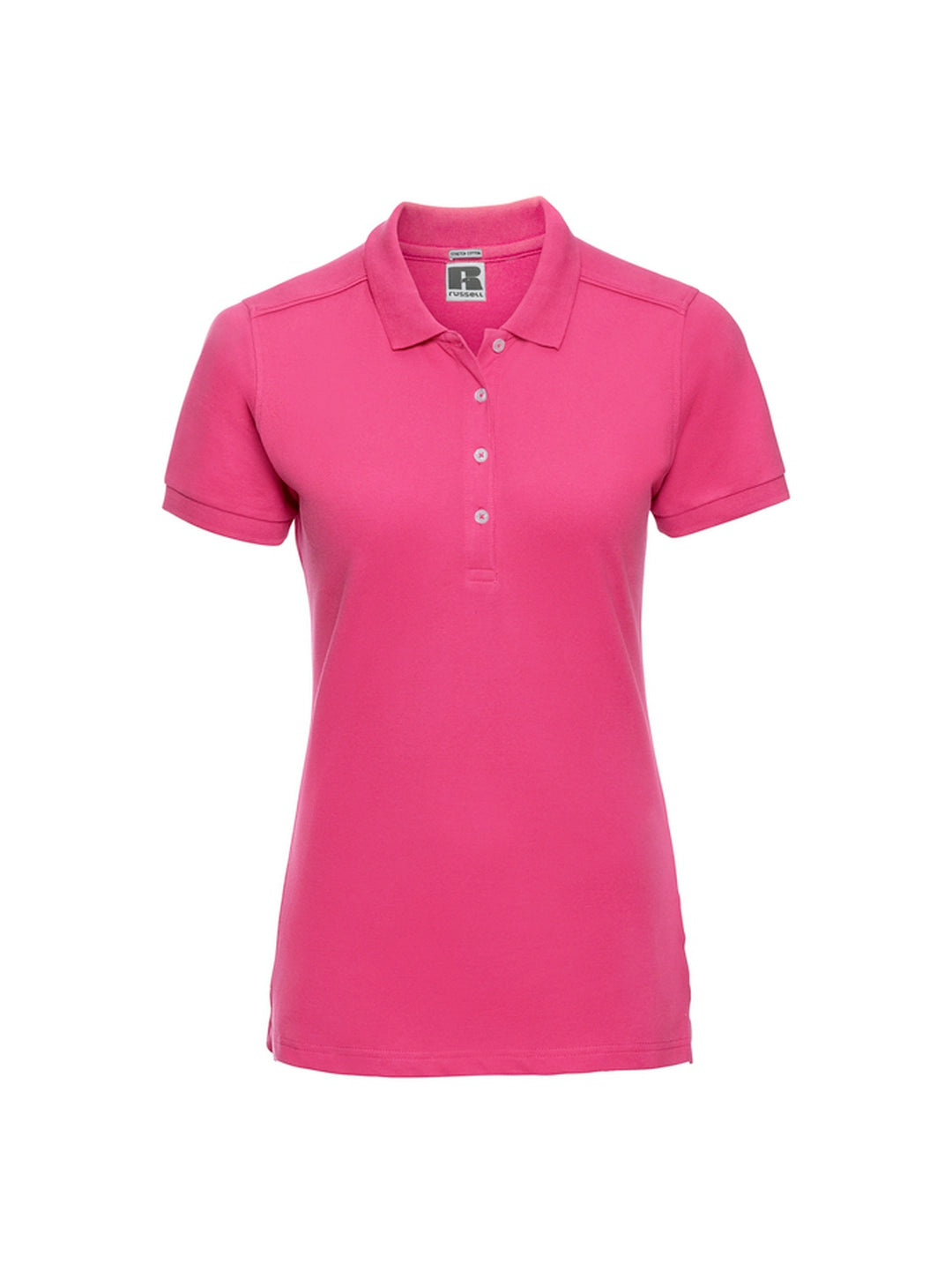 Russell 566F Ladies Stretch Cotton Polo Shirt - COOZO