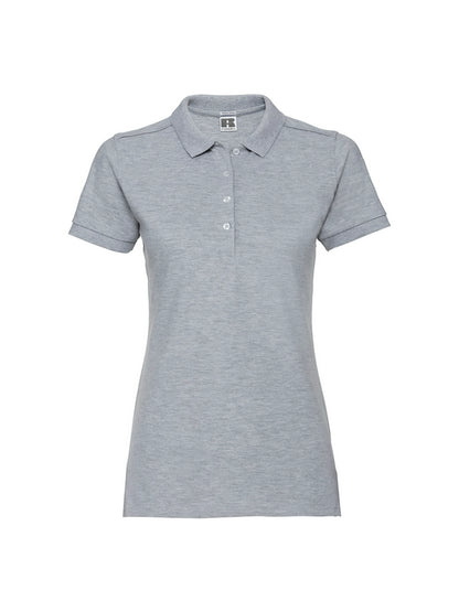 Russell 566F Ladies Stretch Cotton Polo Shirt - COOZO