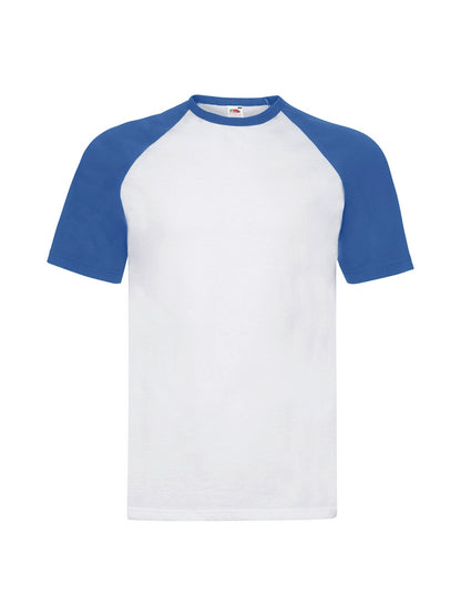 Fruit Of The Loom 61026 Adult Baseball Short Sleeved T-Shirt - COOZO