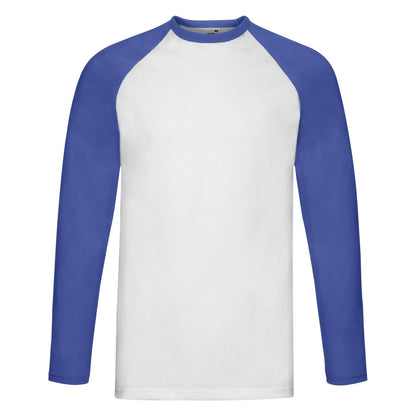 Fruit Of The Loom 61028 Adult Baseball Long Sleeve T-Shirt - COOZO
