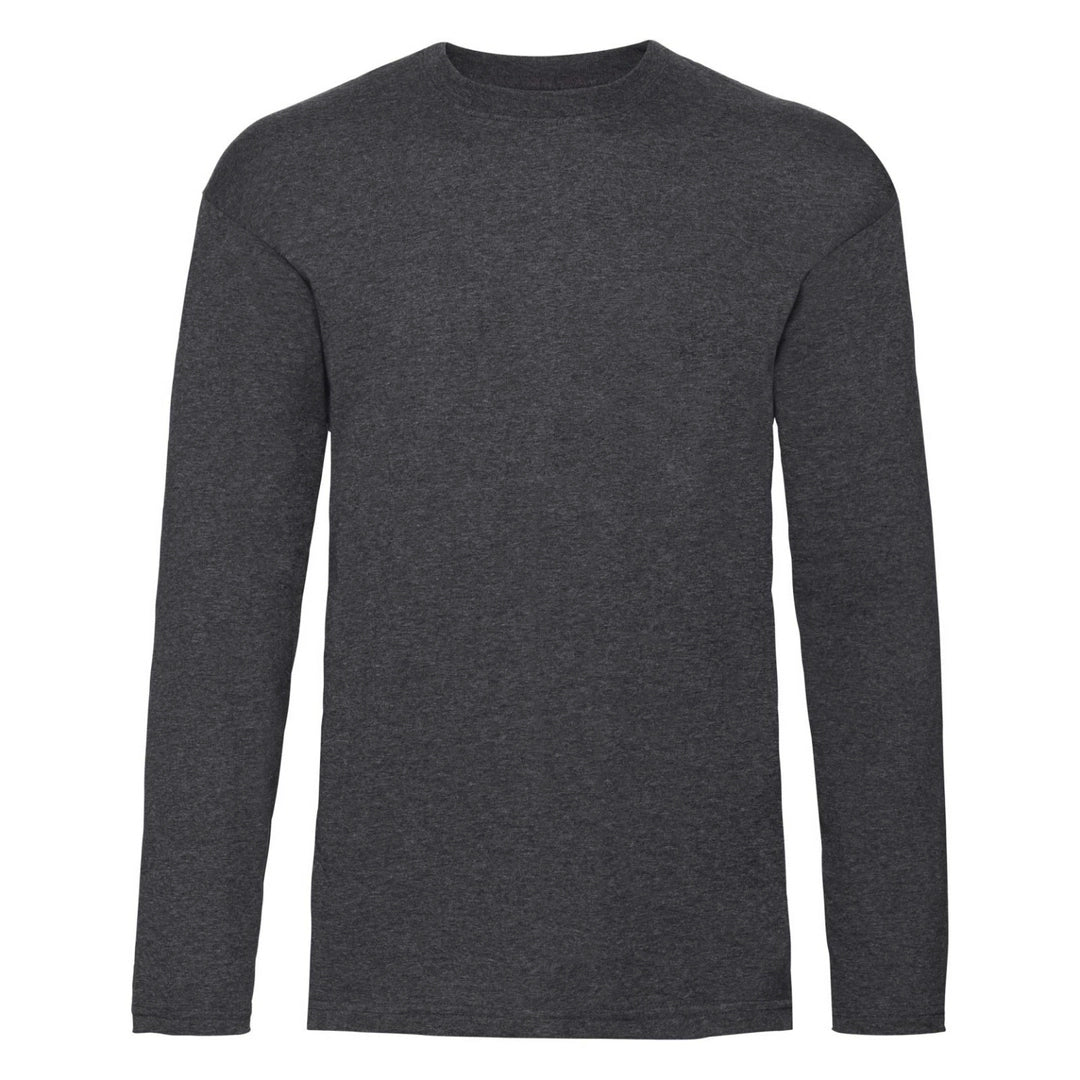 Fruit Of The Loom 61038 Adult Valueweight Long Sleeve T-Shirt - COOZO