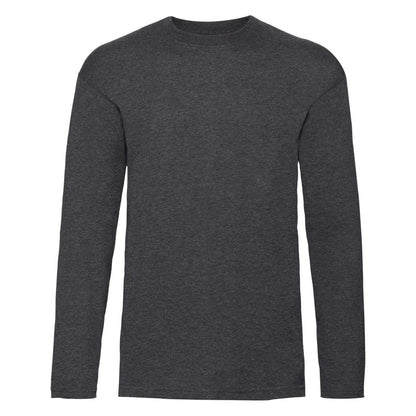 Fruit Of The Loom 61038 Adult Valueweight Long Sleeve T-Shirt - COOZO