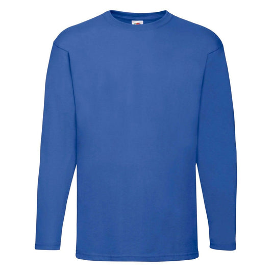 Fruit Of The Loom 61038 Adult Valueweight Long Sleeve T-Shirt - COOZO
