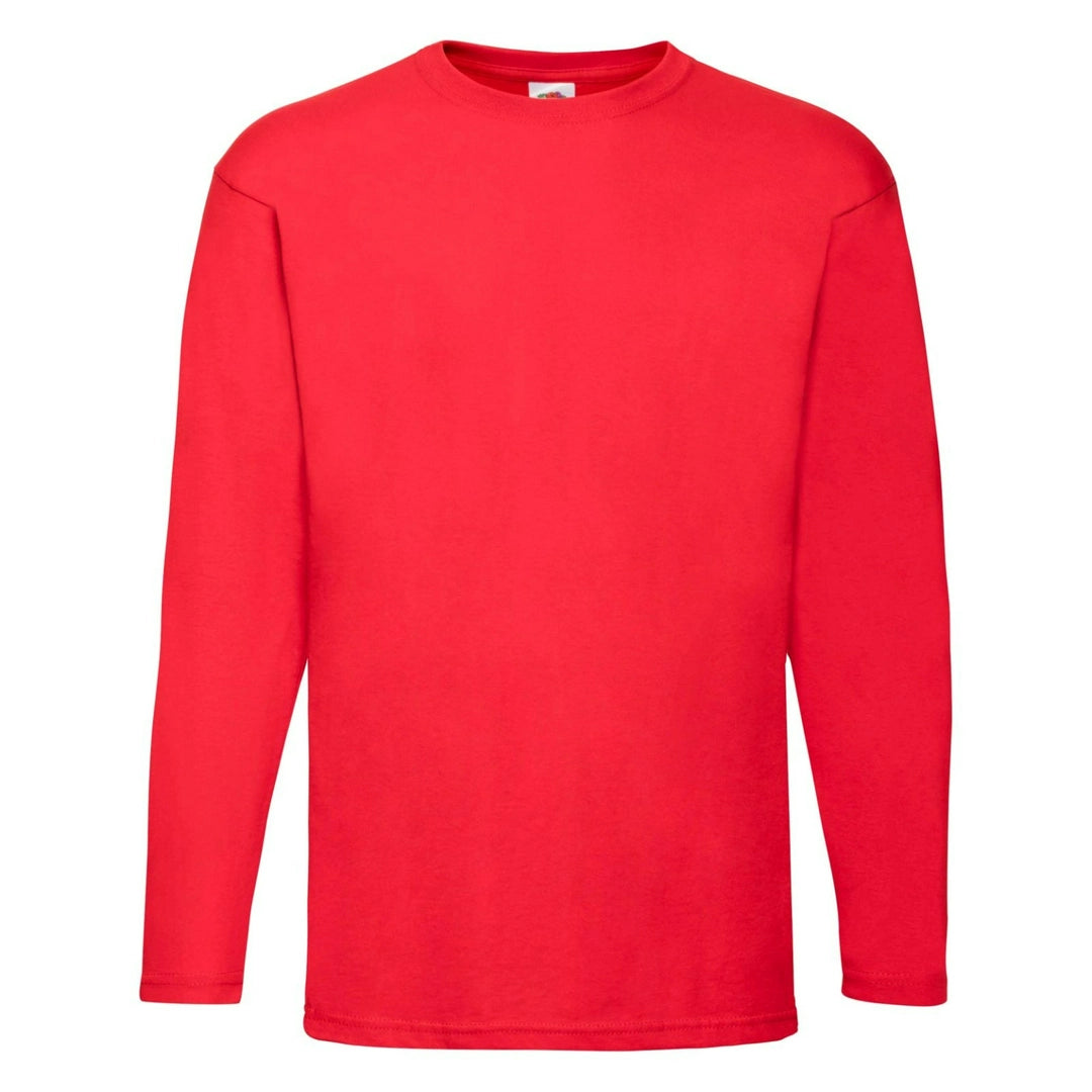Fruit Of The Loom 61038 Adult Valueweight Long Sleeve T-Shirt - COOZO