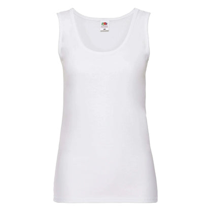 Fruit Of The Loom 61376 Ladies Valueweight Athletic Vest - COOZO