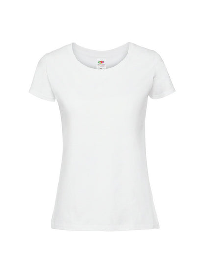 Fruit Of The Loom 61424 Ladies Ringspun Premium T-Shirt - COOZO