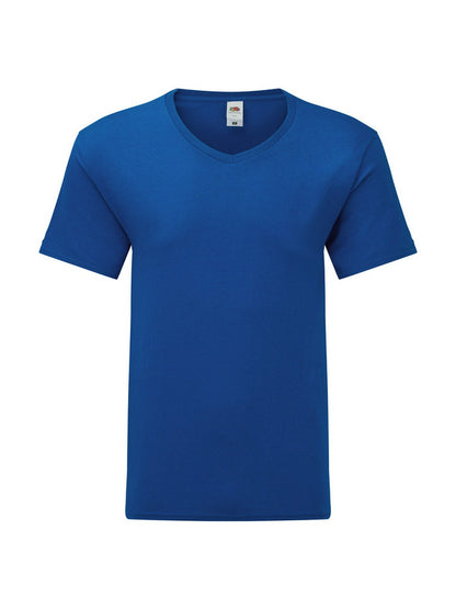 Fruit Of The Loom 61442 Adult Iconic 150 V-Neck T-Shirt - COOZO