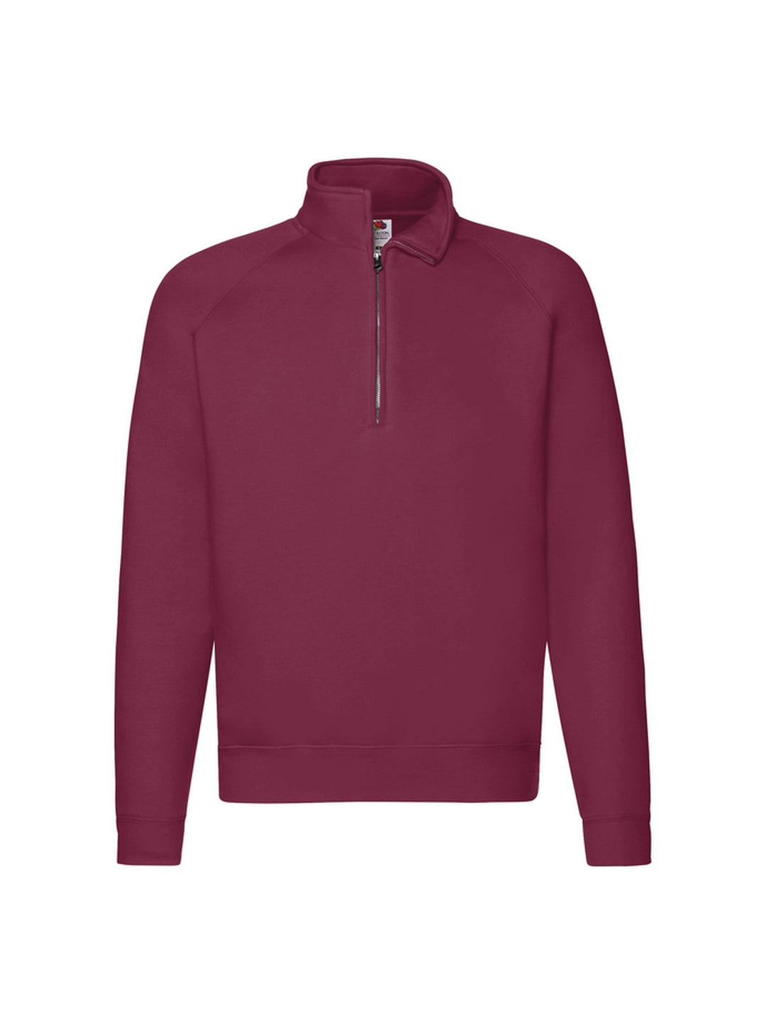 Fruit Of The Loom 62032 Mens Premium Zip Neck Sweat - COOZO
