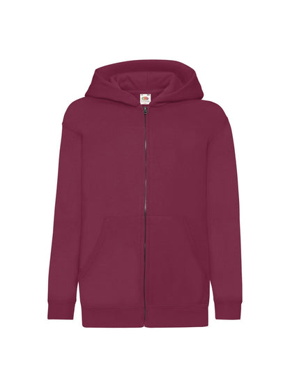 Fruit Of The Loom 62045 Kids Classic Zip Hooded Sweatshirt - COOZO