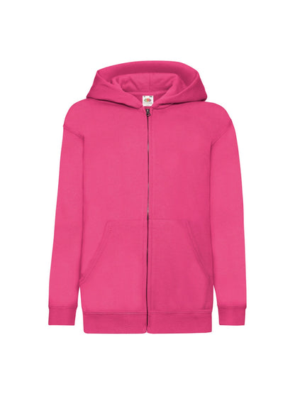 Fruit Of The Loom 62045 Kids Classic Zip Hooded Sweatshirt - COOZO