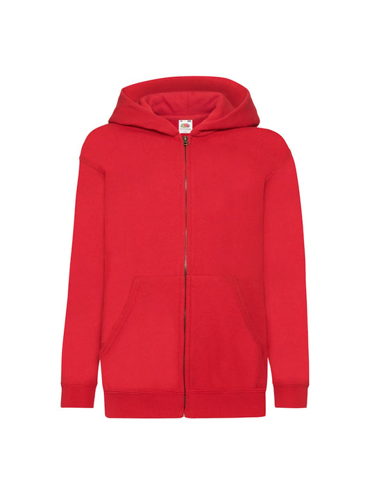 Fruit Of The Loom 62045 Kids Classic Zip Hooded Sweatshirt - COOZO