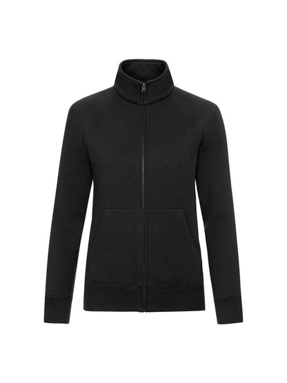 Fruit Of The Loom 62116 Ladies Premium Sweat Jacket - COOZO