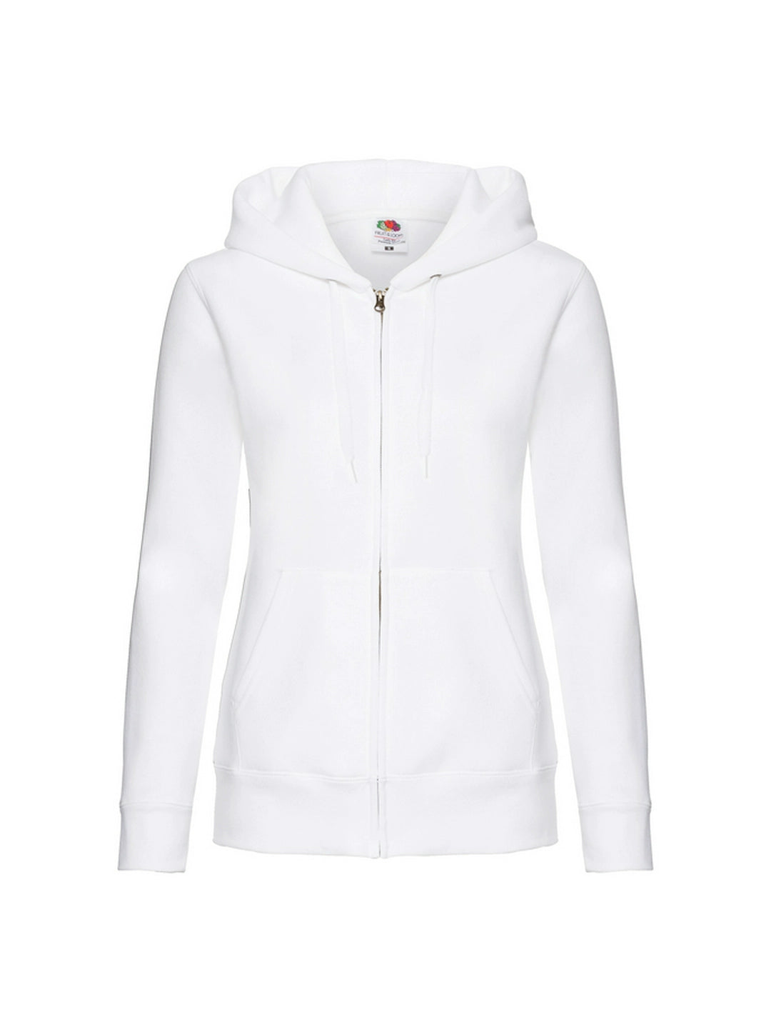 Fruit Of The Loom 62118 Ladies Premium Zip Hooded Sweatshirt - COOZO