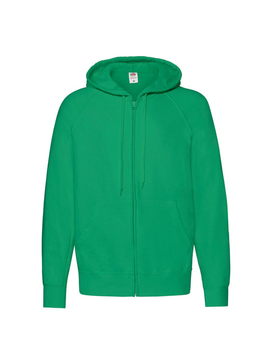 Fruit Of The Loom 62144 Mens Lightweight Hooded Sweat Jacket - COOZO