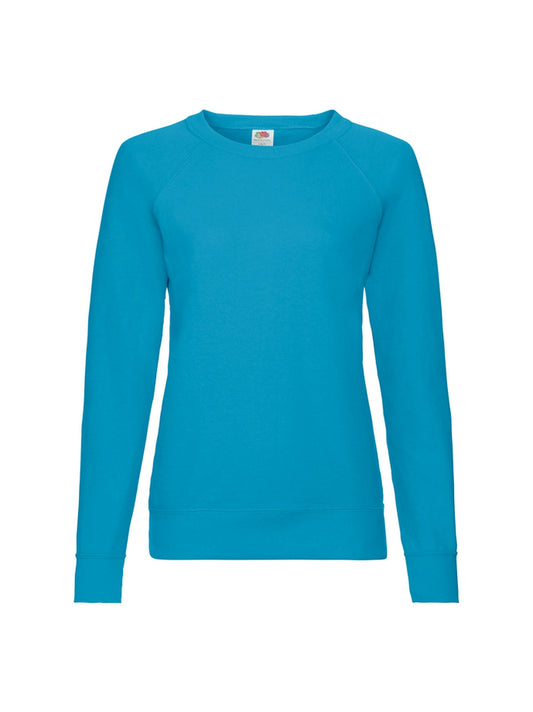 Fruit Of The Loom 62146 Ladies Lightweight Raglan Sweatshirt - COOZO