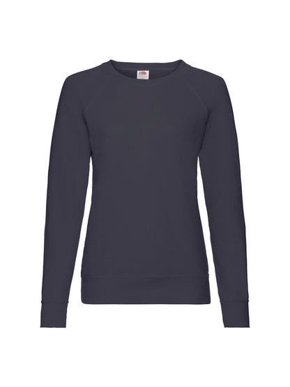 Fruit Of The Loom 62146 Ladies Lightweight Raglan Sweatshirt - COOZO